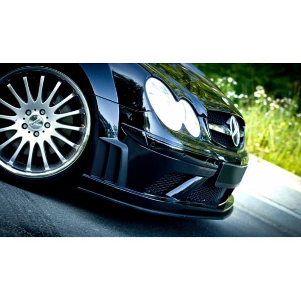 Сплиттер переднего бампера SL BLACK SERIES стиль W209 CLK-klasse (2002-2009)