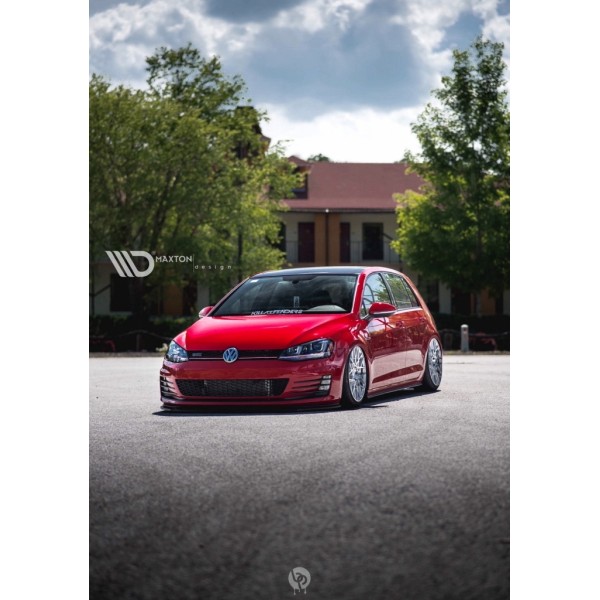 Сплиттер переднего бампера Volkswagen Golf VII GTI (2012-...)