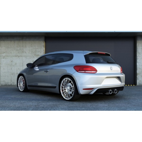 Юбка накладка R-Style заднего бампера Volkswagen Scirocco III (2008-...)