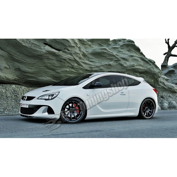 Сплиттер переднего бампера Opel Astra J OPC / VXR NURBURG (2009-...)