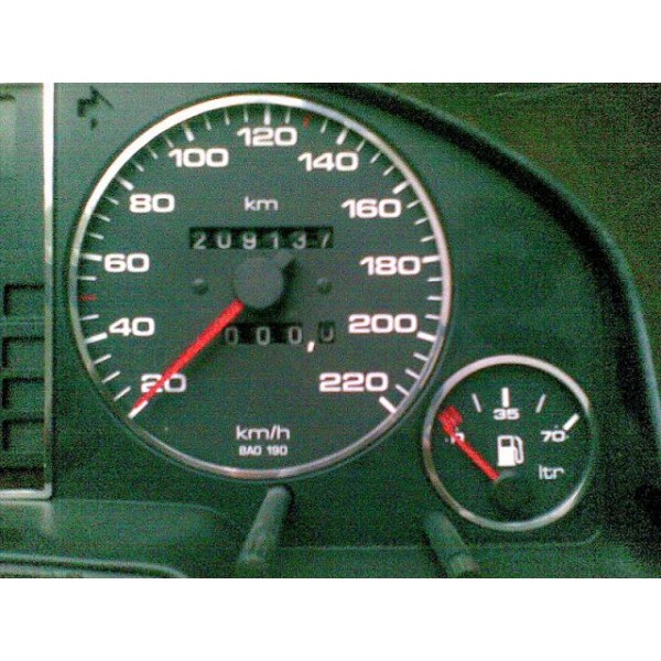 Хромированные кольца в щиток приборов Audi 80 B3/B4