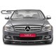 Юбка спойлер переднего бампера Mercedes W204 C-klasse (2006-2011)  (1)