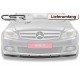 Юбка спойлер переднего бампера Mercedes W204 C-klasse (2006-2011)  (1)