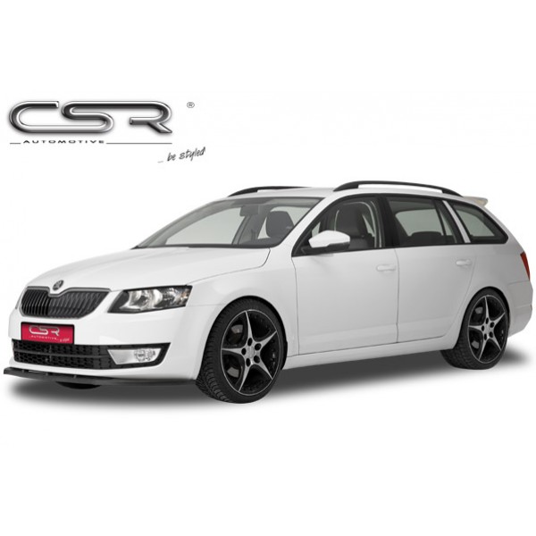 Юбка спойлер переднего бампера CSR Automotive Skoda Octavia III A7 (2012-...) матовая