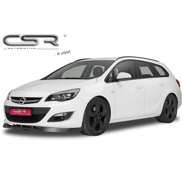 Юбка спойлер переднего бампера CSR Automotive Opel Astra J (2010-...) матовая