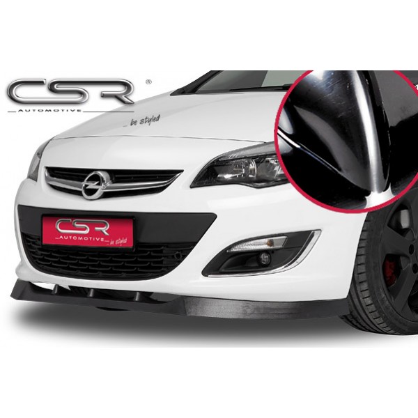 Юбка спойлер переднего бампера CSR Automotive Opel Astra J (2010-...) глянцевая