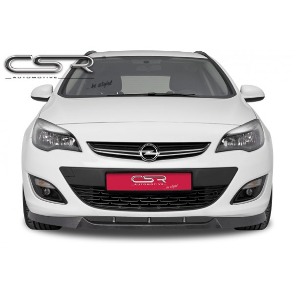 Юбка спойлер переднего бампера CSR Automotive Carbon Look Opel Astra J (2010-...)