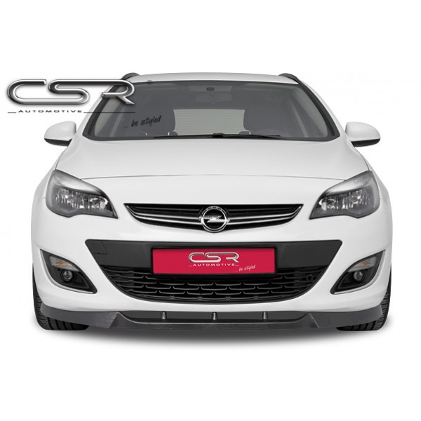 Юбка спойлер переднего бампера CSR Automotive Opel Astra J (2010-...) матовая