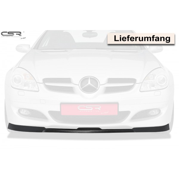 Юбка накладка переднего бампера CSR Mercedes R171 SLK (2004-2011)