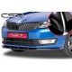 Юбка спойлер переднего бампера CSR Automotive Skoda Rapid (2012-...) глянец