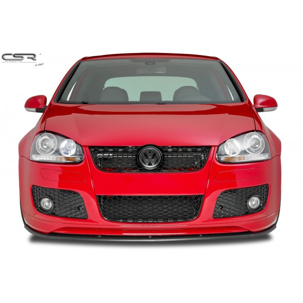 Юбка накладка переднего бампера CSR Volkswagen Golf V GTI (2003-2008) глянец