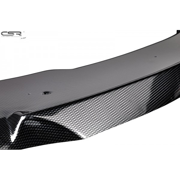Юбка накладка переднего бампера CSR Carboon Look Opel Astra J GTC/OPC (2010-...)