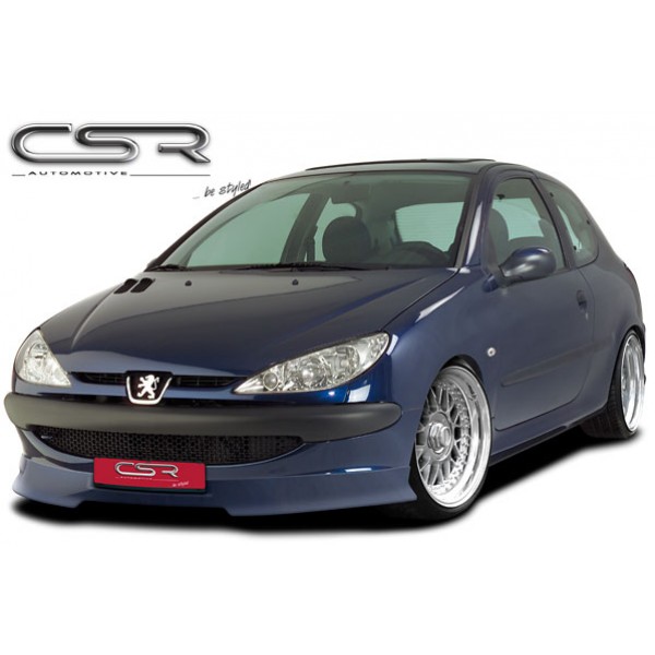 Юбка  переднего бампера CSR Automotive Peugeot 206 (1998-2002)