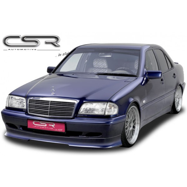 Юбка спойлер переднего бампера Mercedes W202 C-klasse (1997-2000)