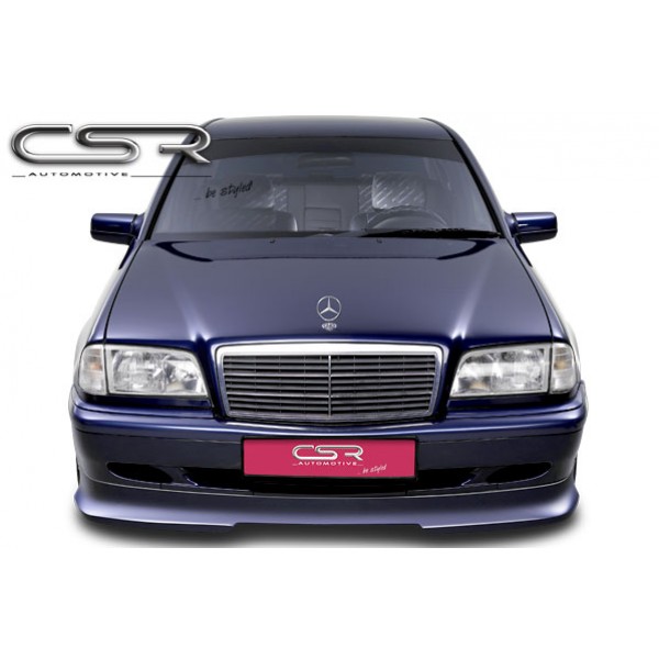 Юбка спойлер переднего бампера Mercedes W202 C-klasse (1997-2000)