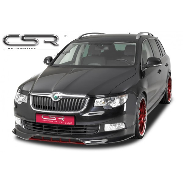 Юбка переднего бампера Skoda Superb II 3T (2008-...)