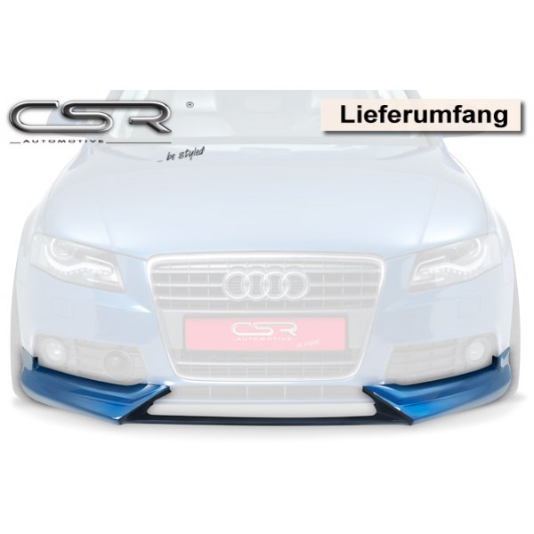 Юбка сполер переднего бампера CSR Automotive Audi A4 B8 (2009-...)