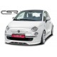 Юбка спойлер переднего бампера Fiat 500 (2007-...)