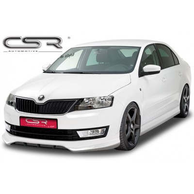 Юбка спойлер переднего бампера Skoda Rapid (2012-...)
