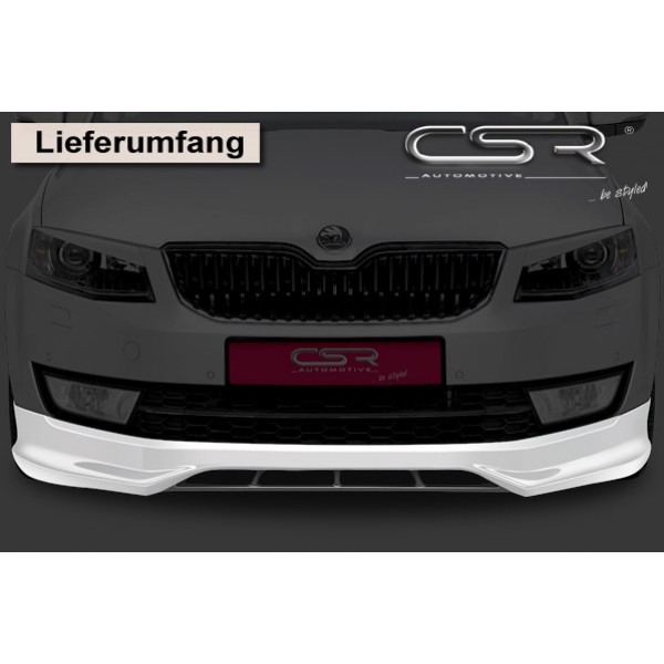 Юбка переднего бампера CSR Automotive Skoda Octavia III A7 (2012-...)