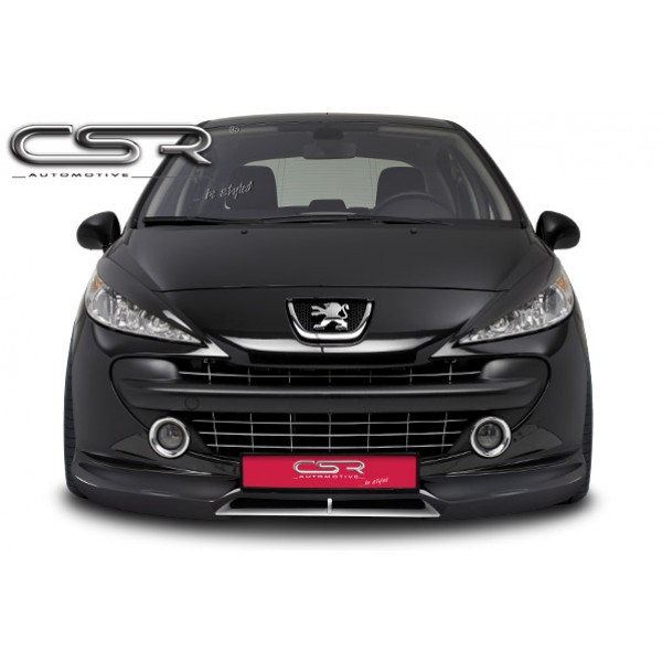 Юбка переднего бампера CSR Automotive Peugeot 207 (2006-2009)