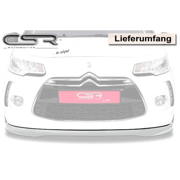 Юбка переднего бампера CSR Automotive Citroen DS3 (2010-...)