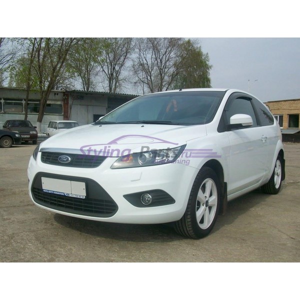 Реснички на фары var№1 широкие Ford Focus 2 (2008-2011)