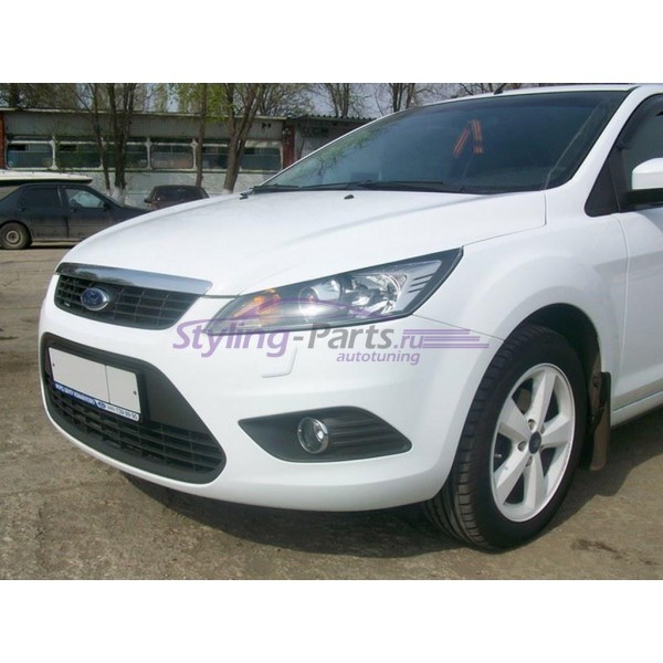 Реснички на фары var№3 узкие Ford Focus 2 (2008-2011)