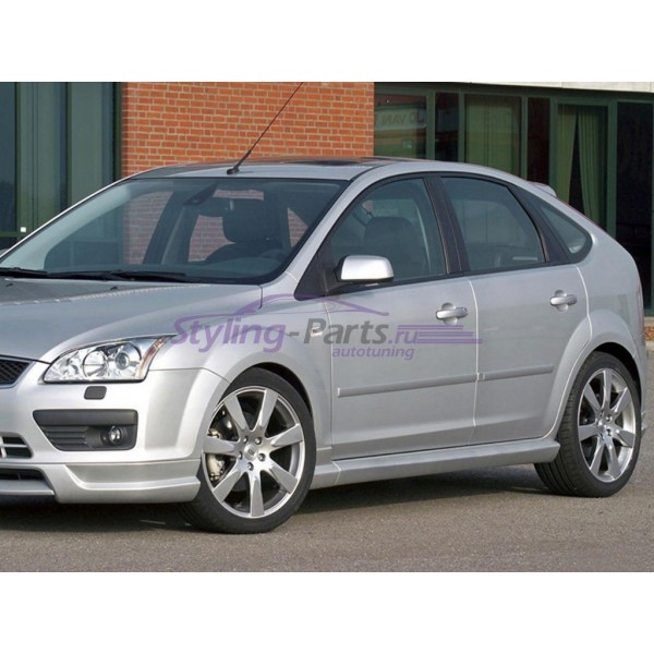 Накладки на пороги MS стиль Ford Focus 2 (2004-2011)