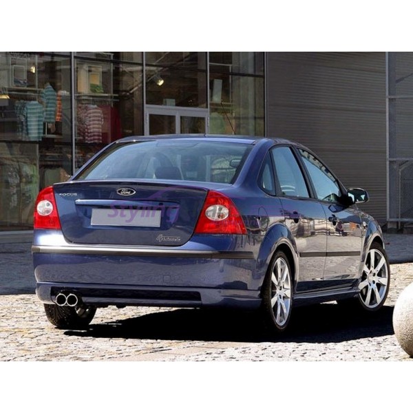 Юбка заднего бампера MS стиль Ford Focus 2 седан (2004-2008)