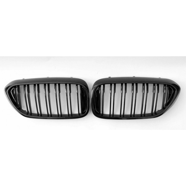 Решетки радиатора BMW G30/G31/G38 5 серия (2017-...) черный глянец