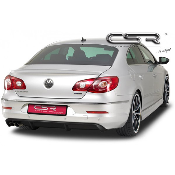 Юбка диффузор заднего бампера Volkswagen Passat CC (2008-2012)
