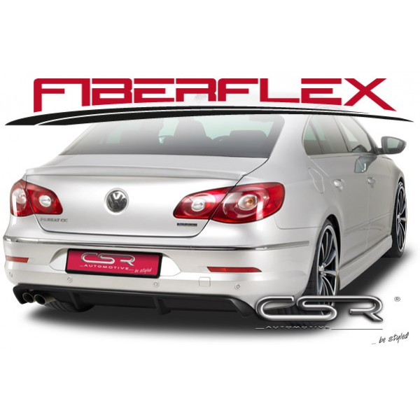Юбка диффузор заднего бампера Volkswagen Passat CC (2008-2012)