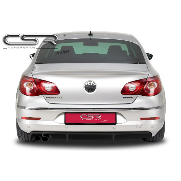 Юбка диффузор заднего бампера Volkswagen Passat CC (2008-2012)