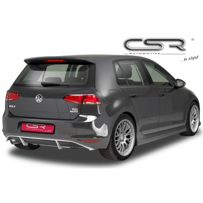 Юбка диффузор заднего бампера Volkswagen Golf VII (2012-...)