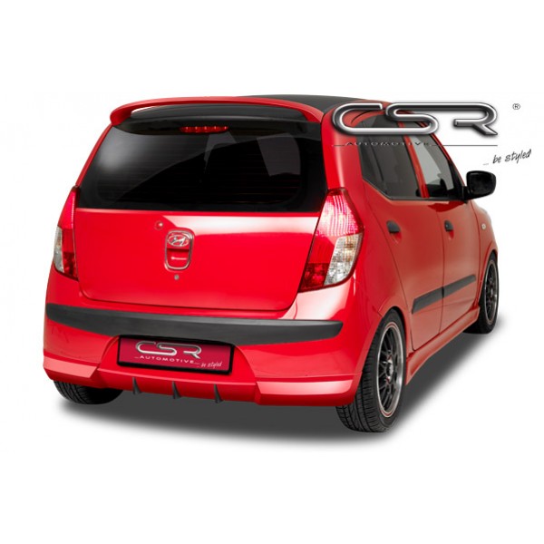 Юбка диффузор заднего бампера Hyundai i10 (2008-2011)