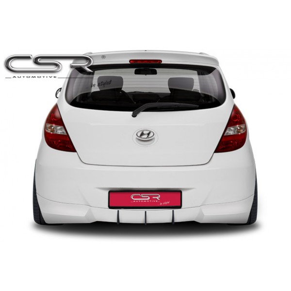 Юбка диффузор заднего бампера Hyundai i20 (2008-2012)