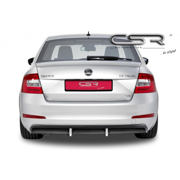 Юбка диффузор СSR Automotive заднего бампера Skoda Octavia III A7 (2012-...)