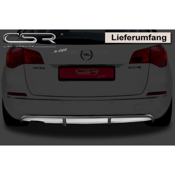Юбка диффузор СSR Automotive заднего бампера Opel Astra J Sports Tourer (2010-...)