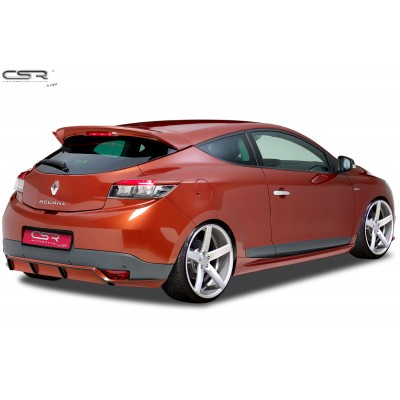 Юбка диффузор СSR Automotive заднего бампера Renault Megane III Coupe (2009-2012)