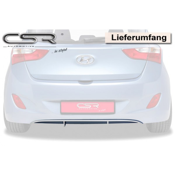 Юбка диффузор СSR Automotive заднего бампера Hyundai i30 (2011-...)