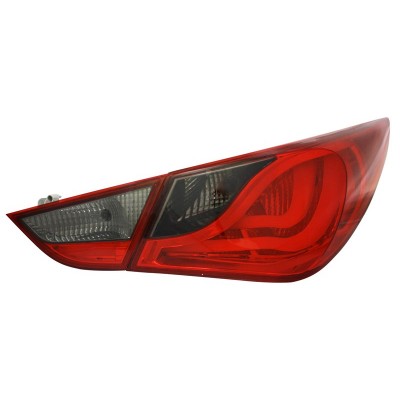 Оптика альтернативная тюнинг задняя LED Hyundai Sonata (2010-...) красно-тонированная
