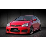 Накладки на пороги Exclusiv-Line тюнинг Honda Civic VII Hatchback (2001-2006)