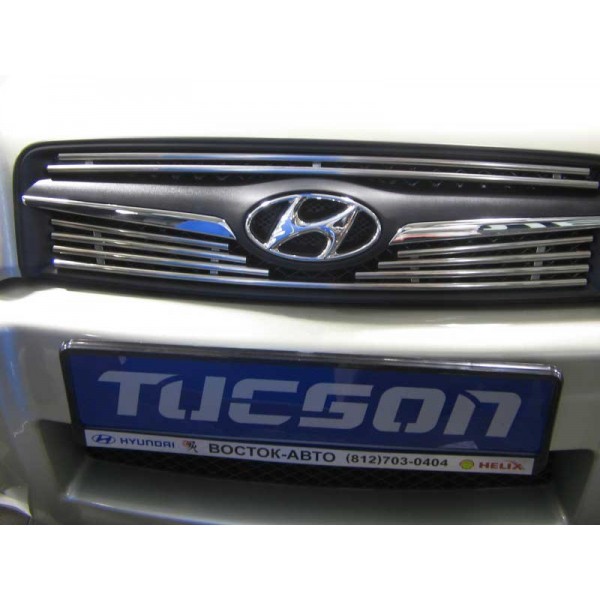 Металлические решетки радиатора Hyundai Tucson (2004-...)