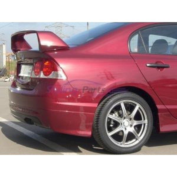 Юбка заднего бампера MUGEN Style Honda Civic VIII 4D (2006-2012)