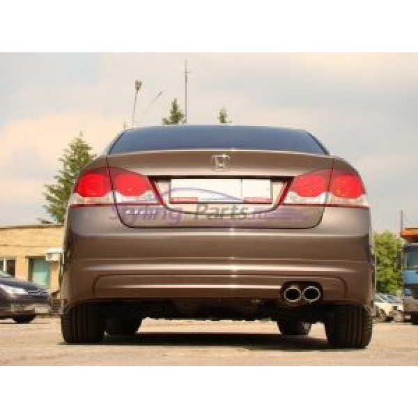 Юбка заднего бампера MUGEN Style Honda Civic VIII 4D (2006-2012)