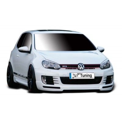 Юбка спойлер переднего бампера Volkswagen Golf VI GTI (2008-...)