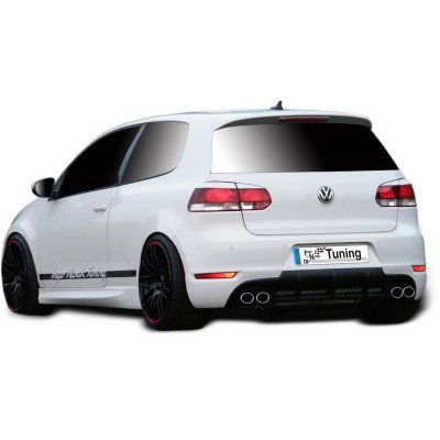 Юбка спойлер заднего бампера Volkswagen Golf VI GTI (2008-...)