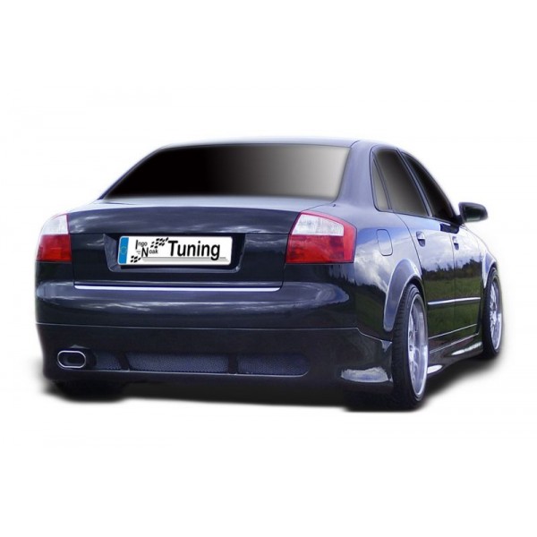 Юбка накладка заднего бампера тюнинг Audi A4 B6 (2001-2004)