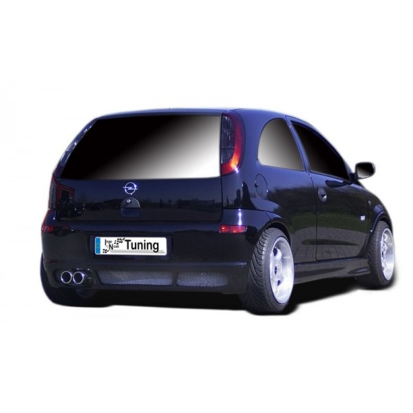 Бампер задний тюнинг GT Opel Corsa C 3D (2000-2006)